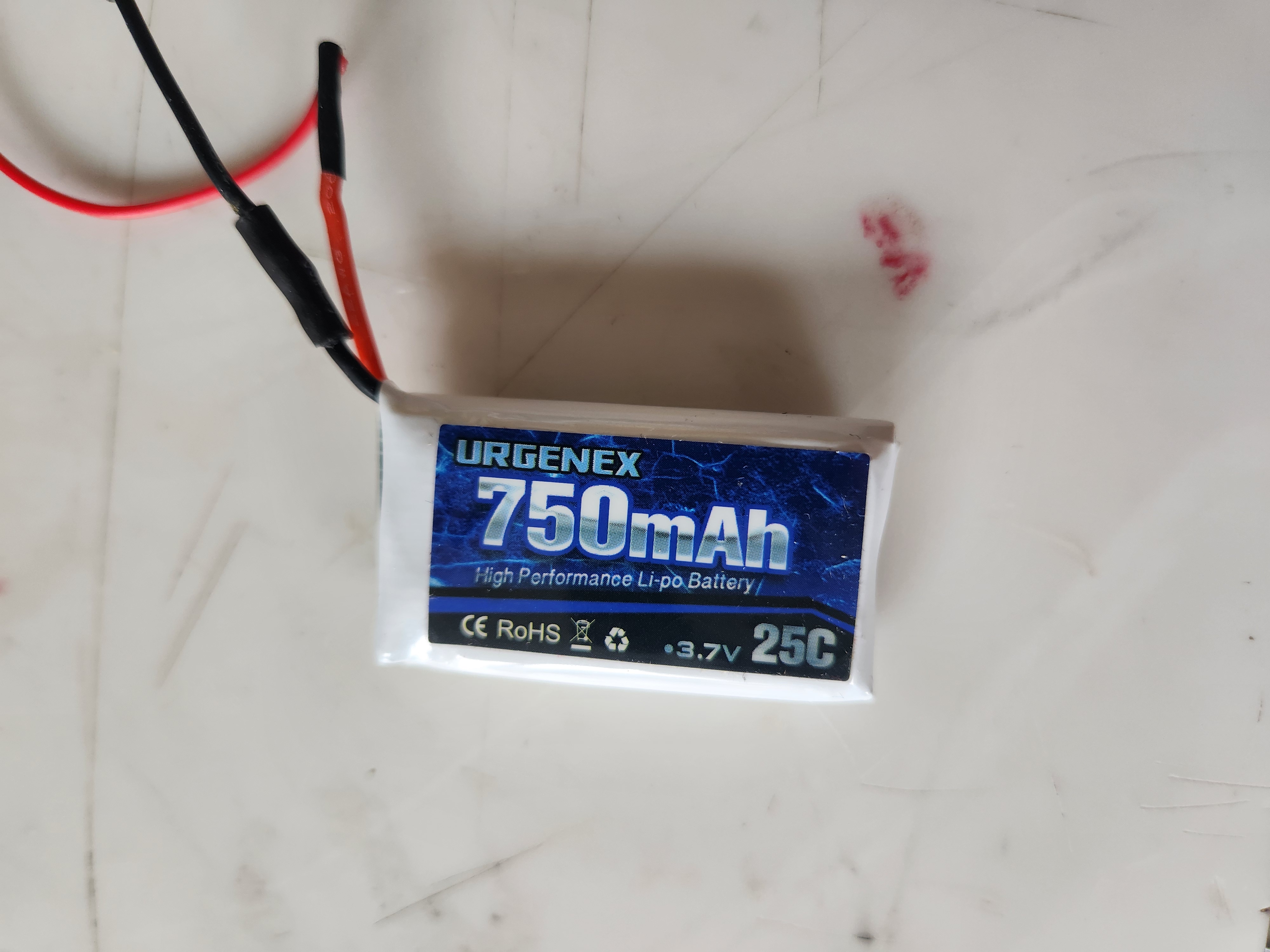 Soldering of 750 mAh Battery