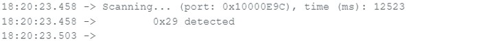 I2C Address of ToF Sensor