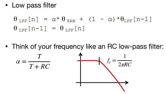 Low Pass Filter Equation