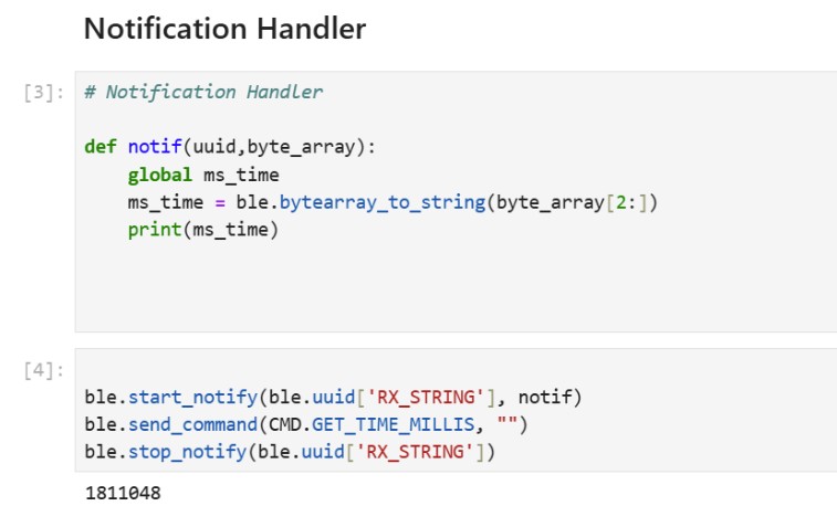 Python Notification Handler